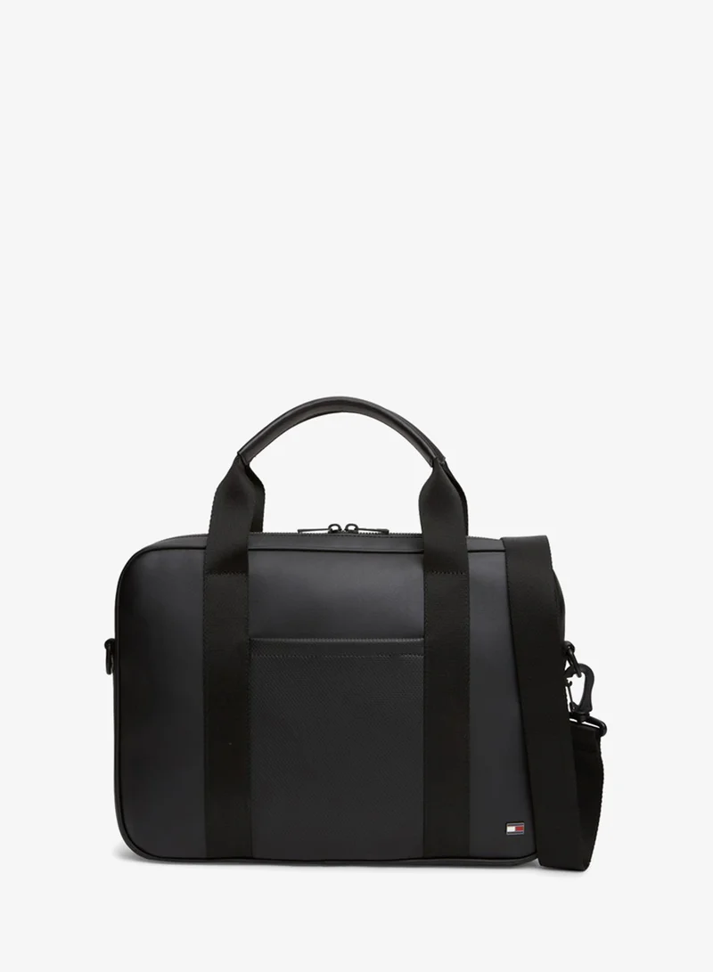 Tommy Hilfiger Enamel Flag Perforated Laptop Bag