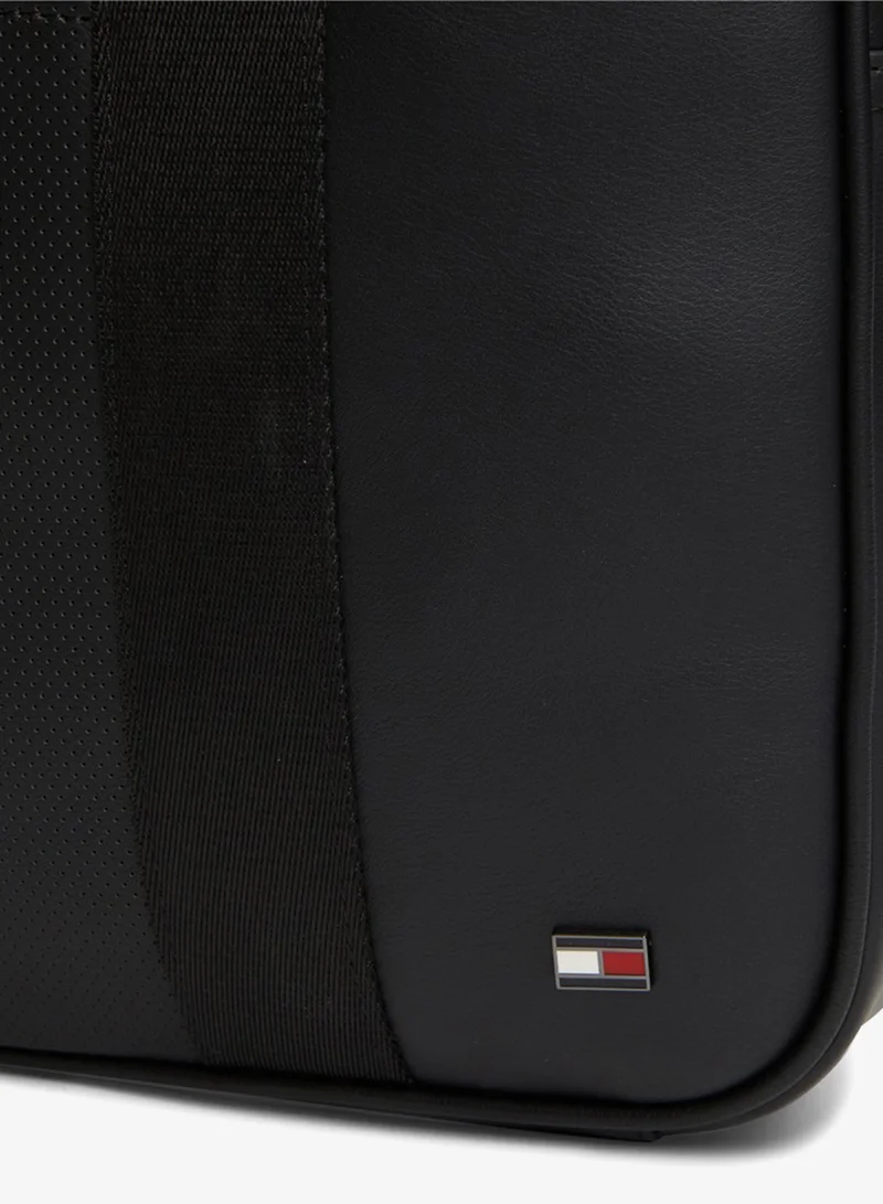 Tommy Hilfiger  Enamel Flag Perforated Laptop Bag for Men | Best Price UAE