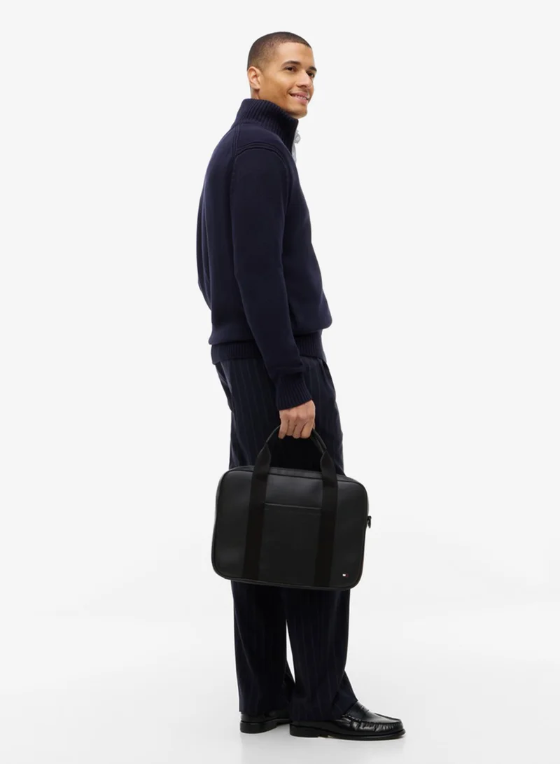 Tommy Hilfiger Enamel Flag Perforated Laptop Bag