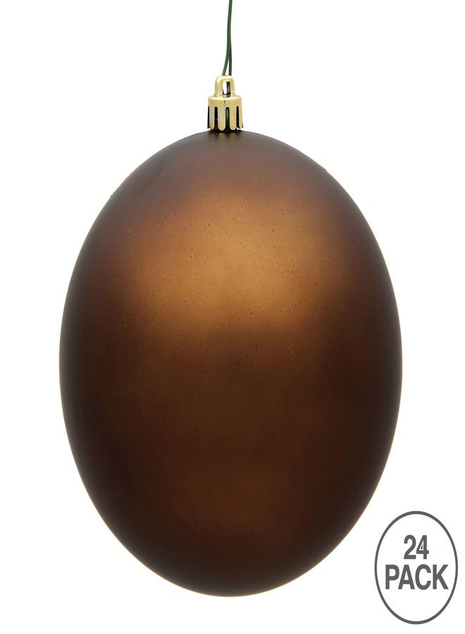 Vickerman 2.4" Mocha Matte Ball Ornament. Includes 24 Ornaments per Pack. - Image 3