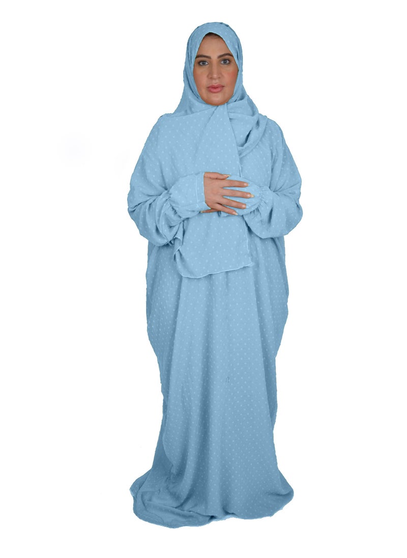 SD - Islamic Women Prayer Dress Spacious And Comfortable Excellent Material (Zipper) - Image 1