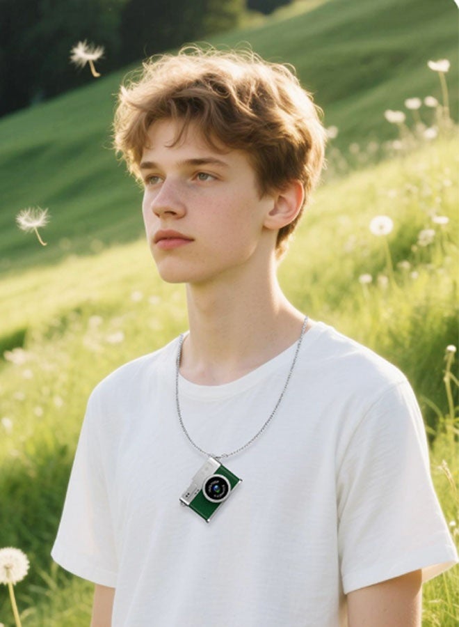 نيوترل كاميرا رقمية صغيرة 1080P Retro CCD، شاشة 0.96 بوصة، كاميرا قديمة محمولة صغيرة الحجم للأنشطة الداخلية/الخارجية، مع بطاقة ذاكرة 32 جيجابايت (خضراء) - Image 5