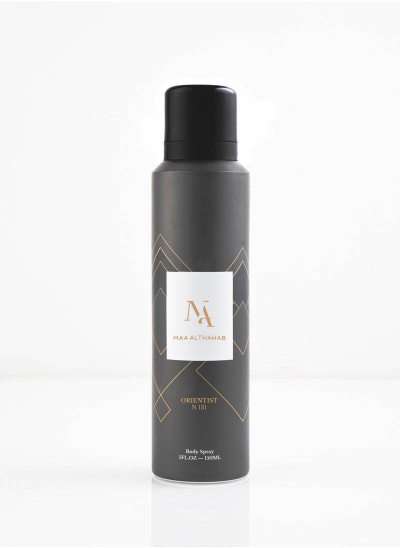 Maa Althahab - Orientist N131 body spray 150 ML Inspired by Roberto cavallier for Women - Image 1