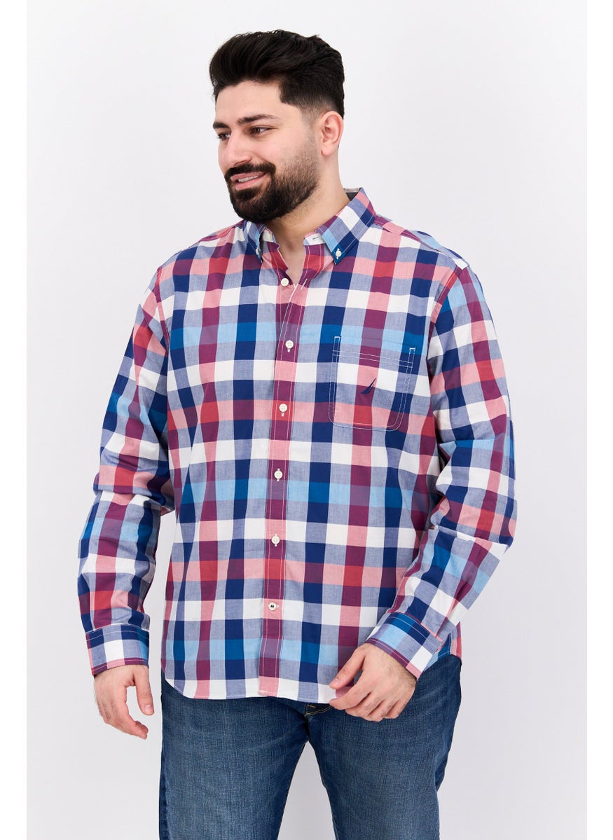 Men Regular Fit Checkered Long Sleeve Casual Shirt, Maroon Combo - pzsku/ZBCB941A5D16FF9FA77BDZ/45/_/1737641808/04d62909-e66f-468e-a90f-a2359fb3c906