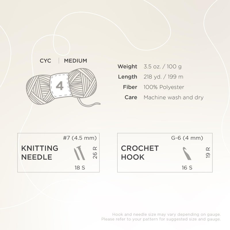 Lion Brand Yarn Feels Like Butta Yarn, Velvety-Soft Yarn for Crocheting and Knitting, 1 Pack, Mint - Image 4