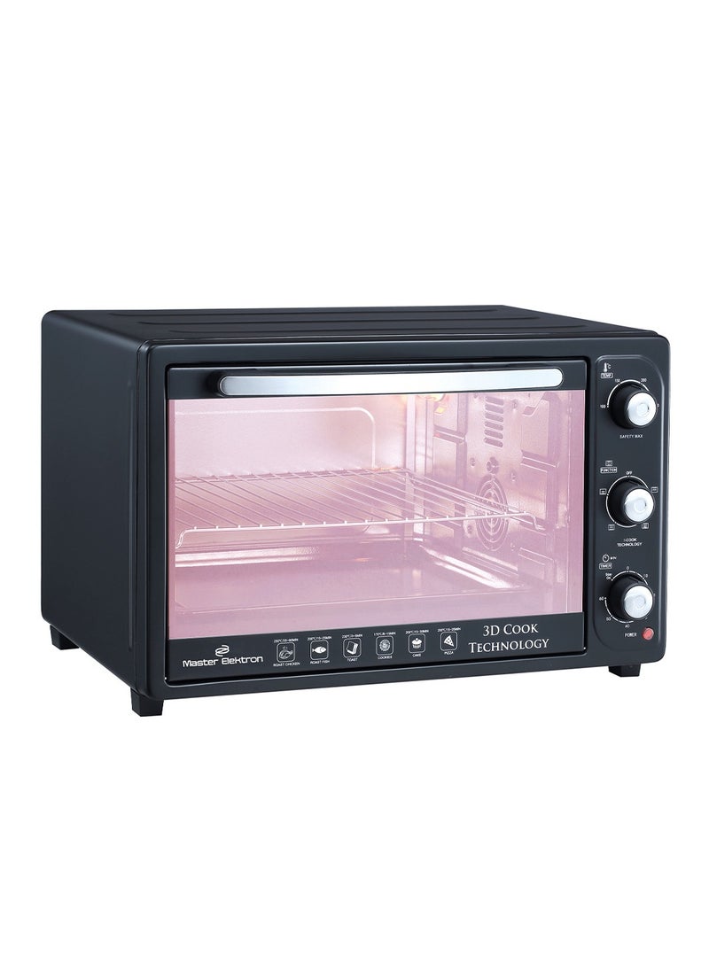 Master Elektron - toaster 48 liters 2500 watts black - Image 1