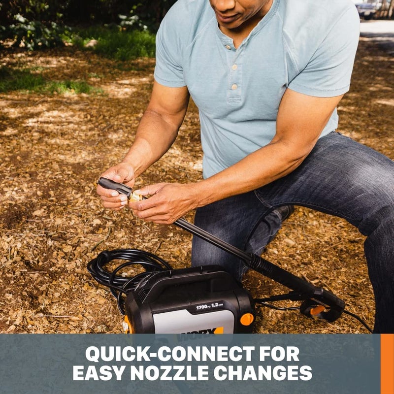 Worx 13 Amp Electric Pressure Washer Max 1870 PSI Max 1.4 GPM WG602 - Image 4