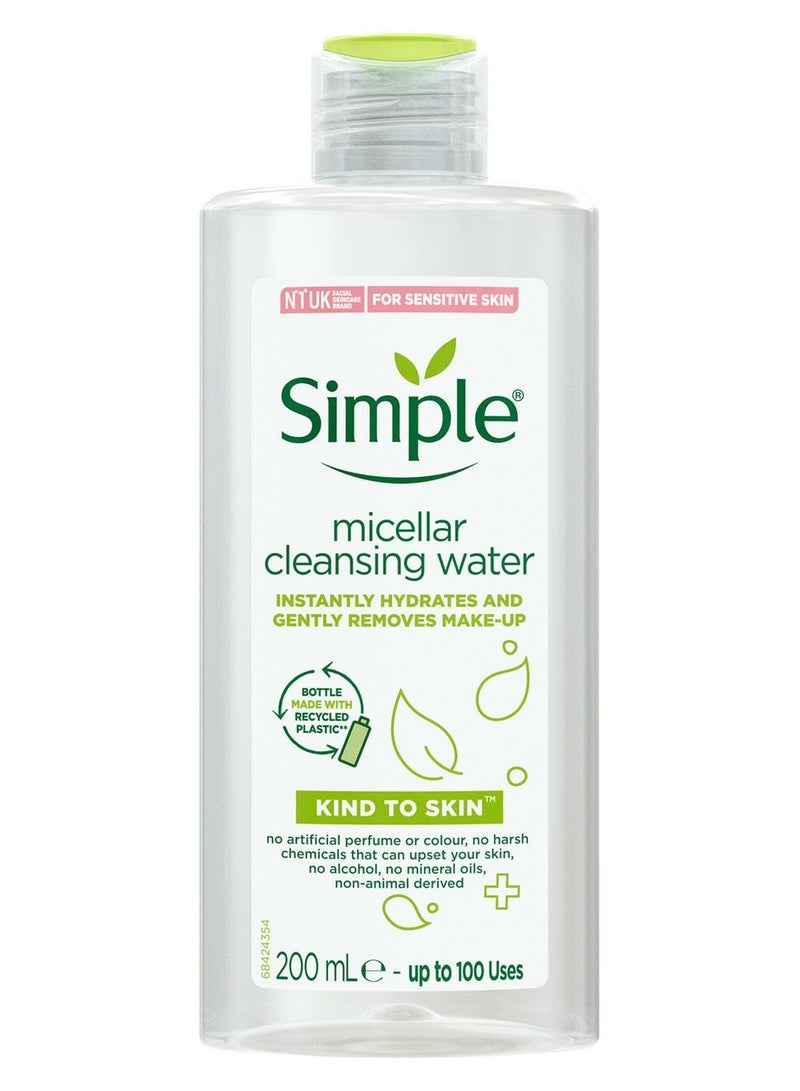Simple Kind To Skin Micellar Cleansing Water 200 ml - Image 1