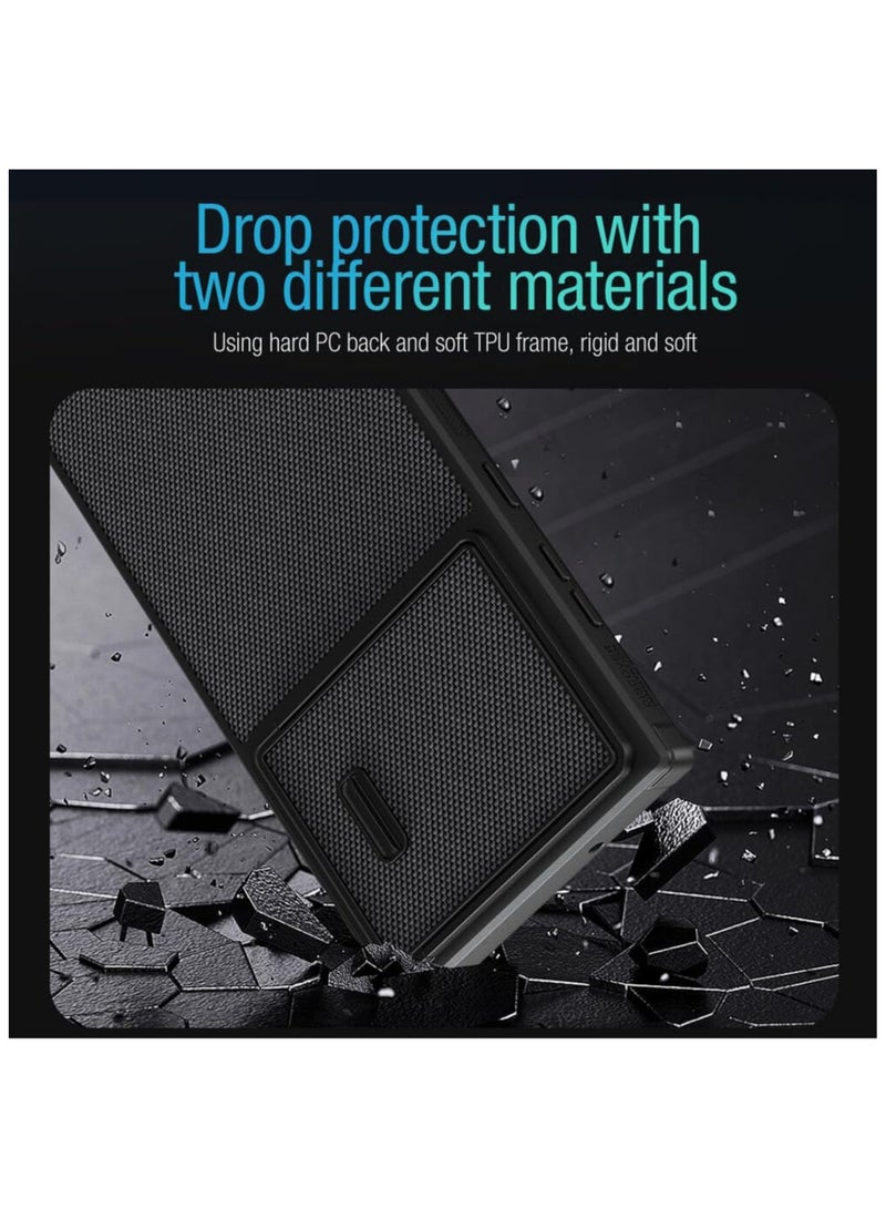 Nillkin Textured Case S Series Cover Case Designed For Samsung Galaxy S23 Ultra - Black - Image 2