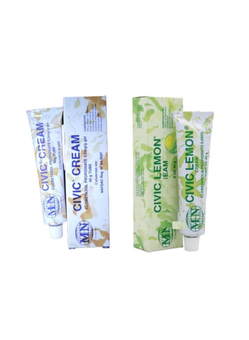 ESAPHARMA 2-Piece Whitening Cream Set 80g  - Image 1