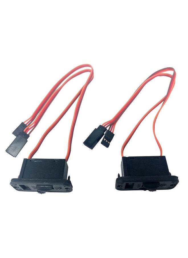 Apex RC Products Apex RC Products 2 Pack - JR Style Heavy Duty On/Off Switch with Bright LED and Charge Port 1061  - Image 4