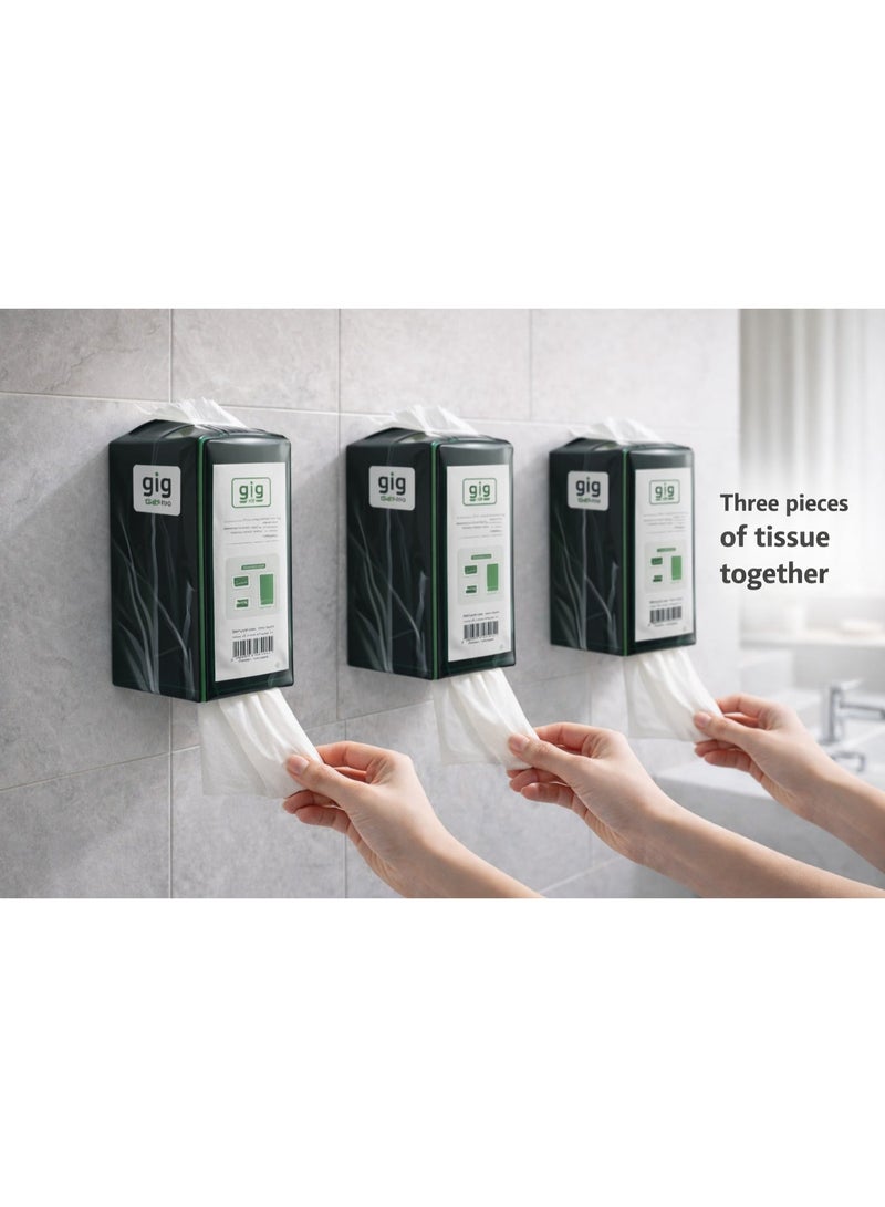 4-Ply Wall-Mounted Tissue Paper Rolls – Ideal for Home, Office, and Bathroom Use. - Image 1