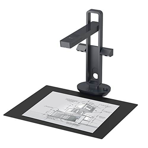 CZUR Aura Pro Book Document ScannerCapture A3 A4 AutoFlatten Deskew Powered by AI Technology Foldable Portable Compatible with Windows Mac OS - Image 1