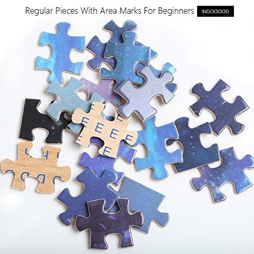 Ingooood Jigsaw Puzzles 1000 Pieces Imagination Series Fantasy Romantic Star Sea Puzzle - Image 5