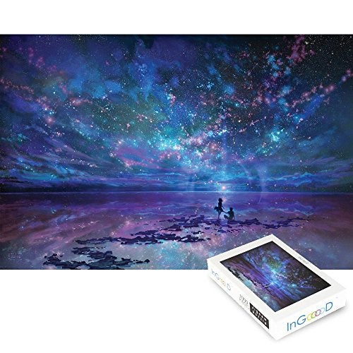 Ingooood Jigsaw Puzzles 1000 Pieces Imagination Series Fantasy Romantic Star Sea Puzzle - Image 1