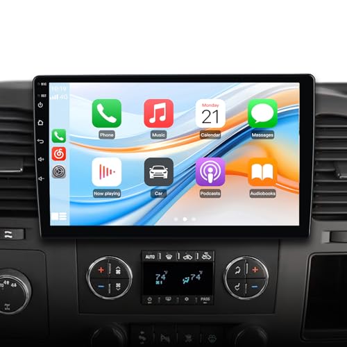 AWESAFE Car Radio Stereo for Chevy Chevrolet Silverado Tahoe Equinox GMC Sierra Yukon with Wireless Apple CarPlay Andriod Auto 10 inch Touch Screen - Image 1