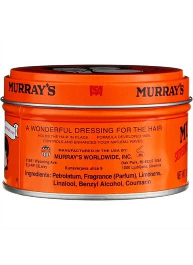 Murrays - Murray's Superior Hair Dressing Pomade - 3 Oz (88ml) (3 Pack) - Image 1