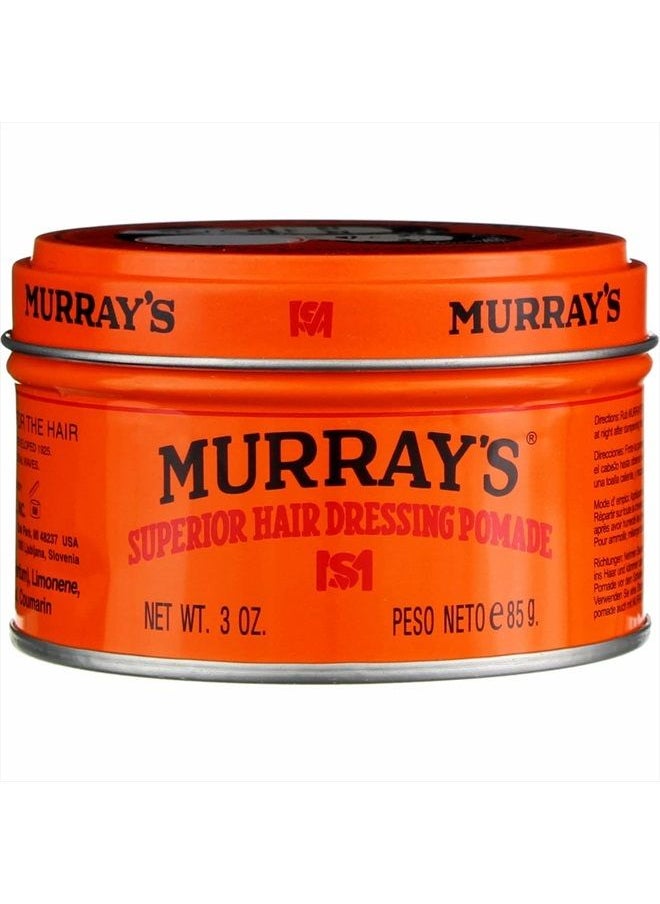 Murray's Superior Hair Dressing Pomade - 3 Oz (88ml) (3 Pack) - pzsku/ZBCB9DBA92362FF59BE84Z/45/_/1686636411/4714eeb1-235d-407e-8104-c3137de35c5f