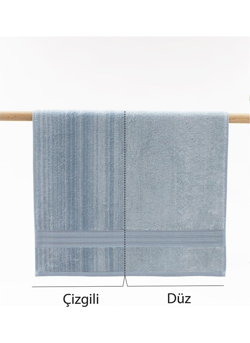 class Bamboo Hand-Face Towel Set of 3 50 x 80 cm  - Image 3
