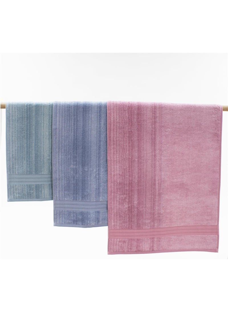 class Bamboo Hand-Face Towel Set of 3 50 x 80 cm  - Image 4
