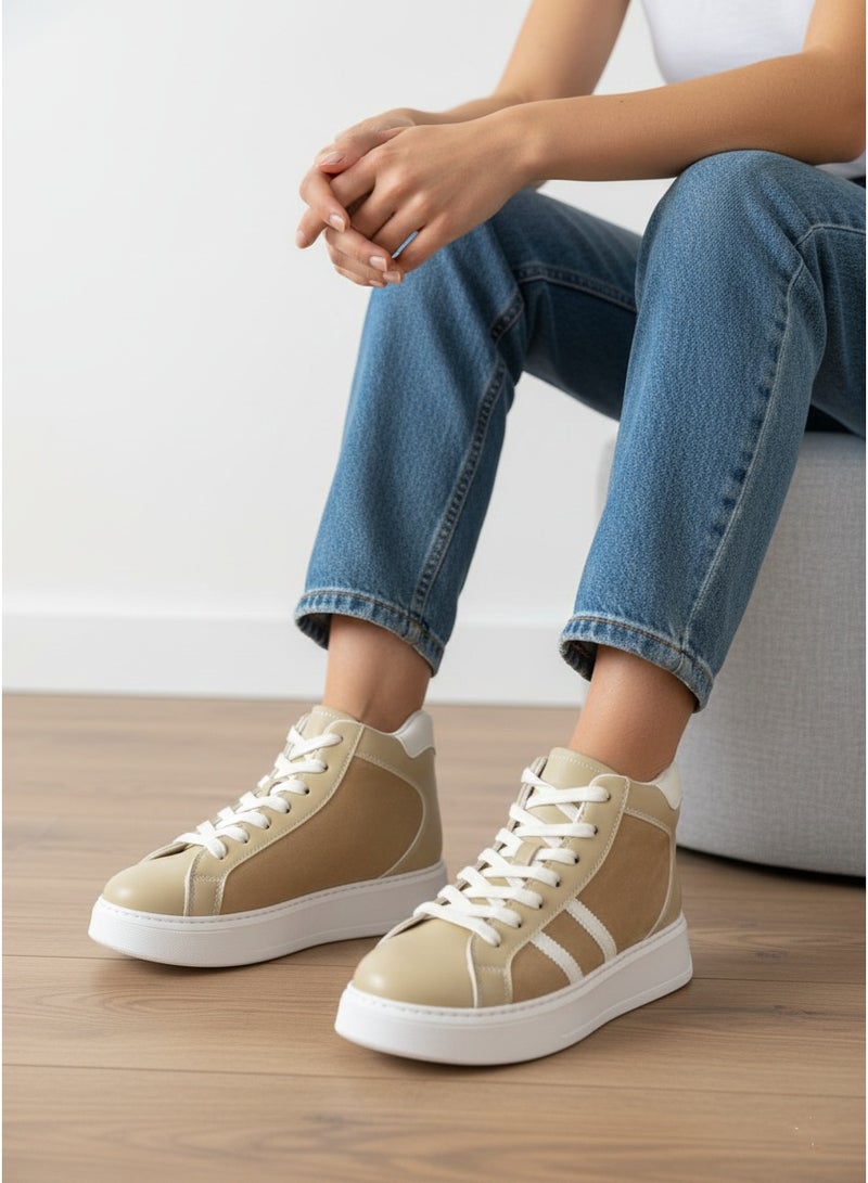 Vbranda A sleek and modern high-top sneaker designed - Image 1