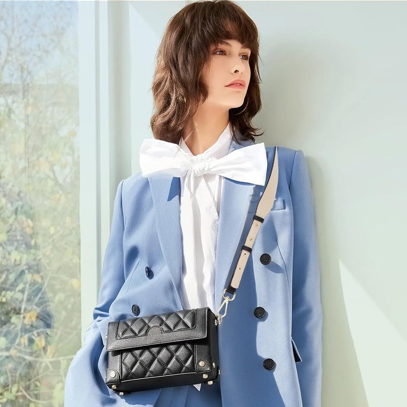 klarako PU Leather Purse Strap, 45.7 Inch Adjustable Leather Crossbody Bag Strap Long Handbag Strap Shoulder Strap with Swivel Buckles 1.6 Inch Wide for Shoulder Bag Tote Bags Satchel Bucket Bags - Image 5