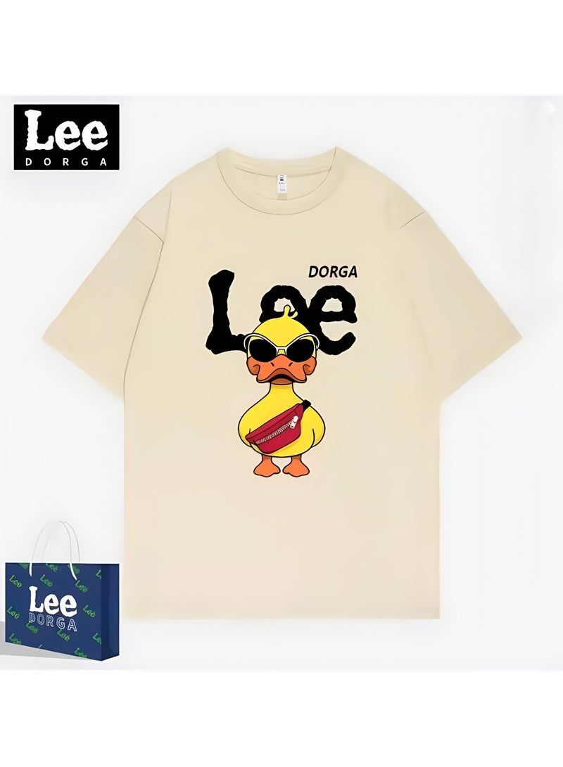 LEE New Fashionable Casual LEE Co Branded T-shirt
