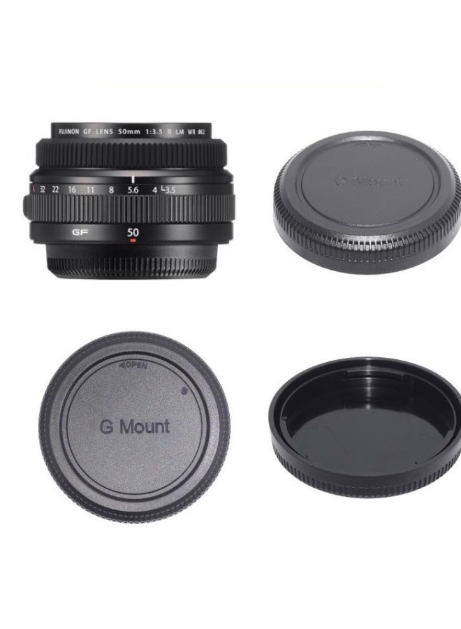 Applicable Fuji GFX Lens Cover Front And Rear Cover Rich Soil G Bayonet Lens Rear Cover GFX50S/GFX50-Color:Gfx Cover Set - Image 5
