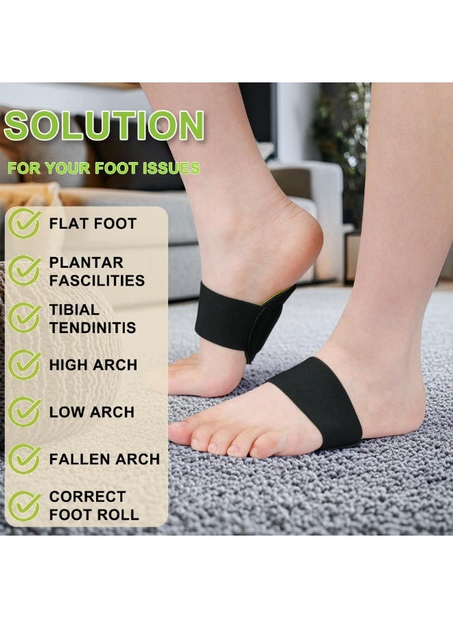 Arch Support Compression Sleeves, 3 Pairs, Cushioned Foot Relief for Plantar Fasciitis and Fallen Arches - Image 2