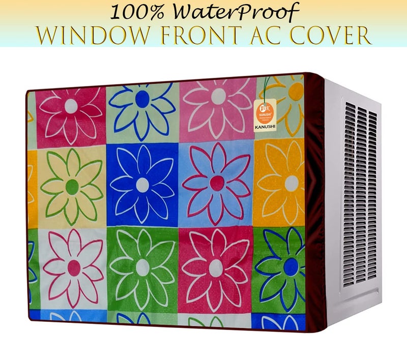 KANUSHI industries® 100% Waterproof And Dustproof Window Front AC Cover 1.5 to 2.0 Ton Capacity (AC-WIN-FRONT-W.F-NW-NEW-06) - Image 2