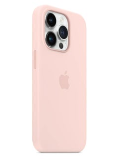 Silicone Apple iPhone 14 Pro Max Protective Soft Silicone Mobile Phone Case Cover, Pink  - Image 3