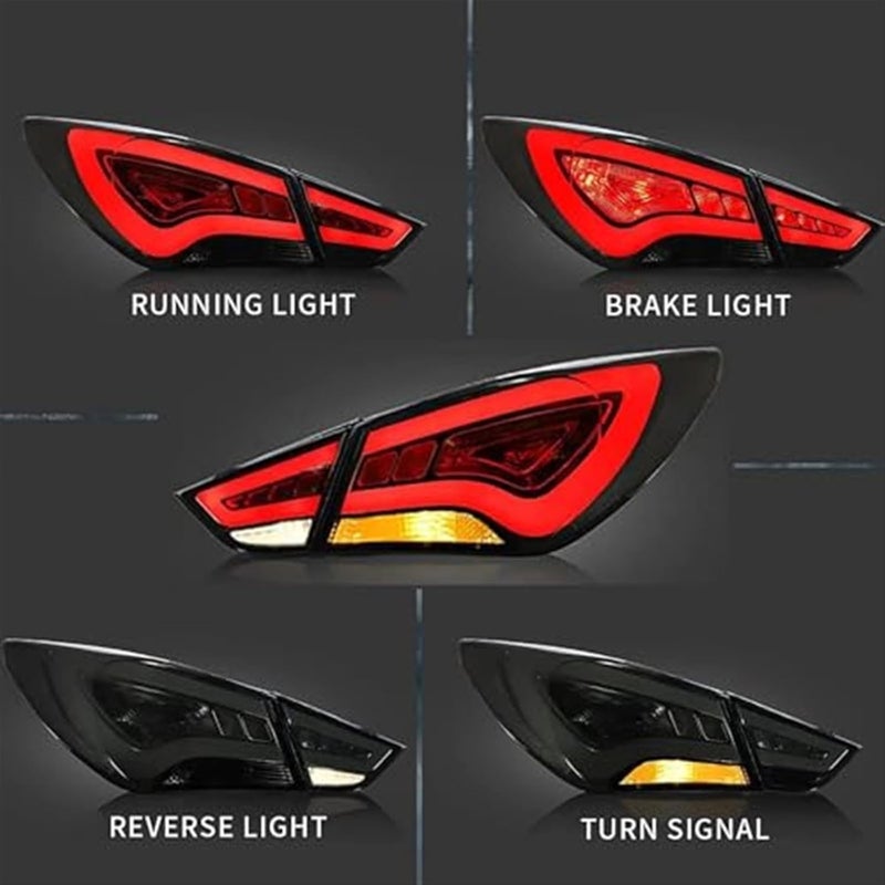 Wivplex LED Tail Lights for Hyundai Sonata 2010-2014 - Image 3