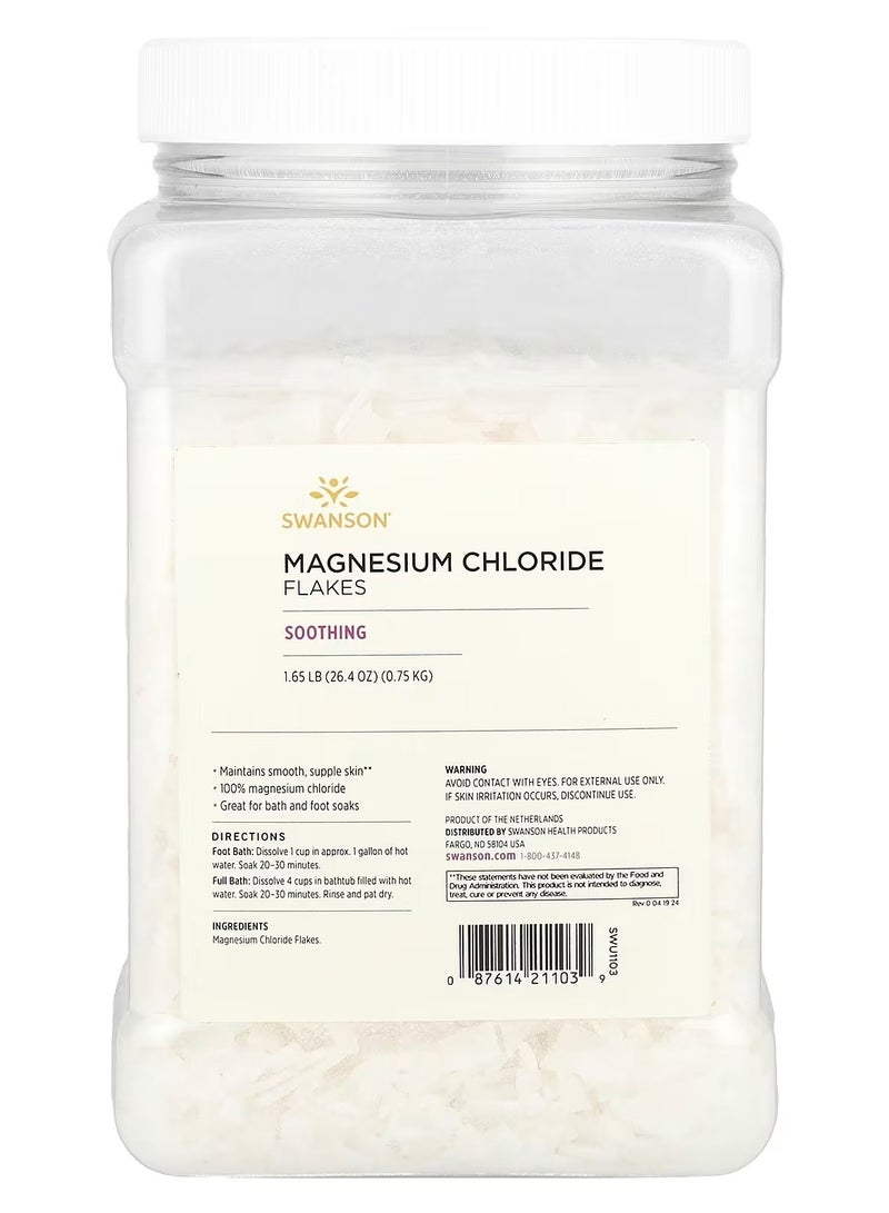 Swanson, Magnesium Chloride Flakes, 26.4 oz (0.75 kg)