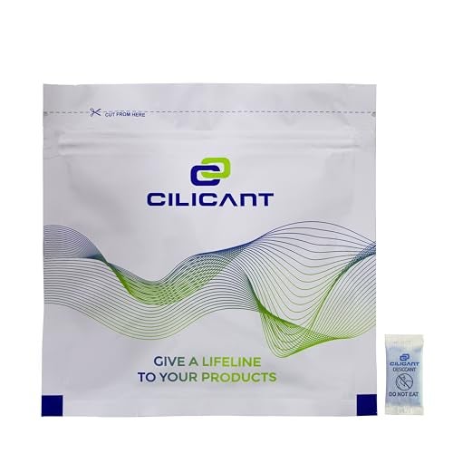 CILICAnT 0.5 Gram (100 Pcs) Premium Silica Gel Blue Packets Desiccant Dehumidifiers | Indicating Silica Gel Packs for Moisture Absorption (0.5 Gram X 100 Pcs = 50 Gm) - Image 1