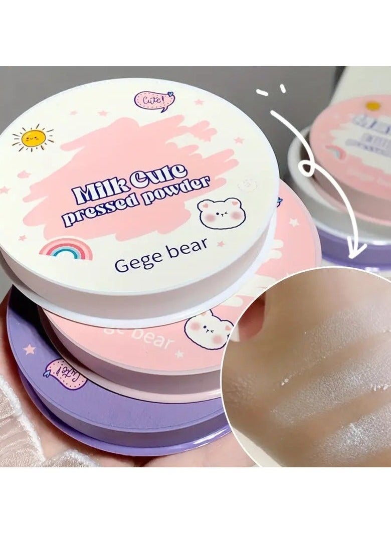 Gege bear Milky Soft Hydrating Setting Powder - Conceals, Highlights & Brightens - Long-Lasting, Oil-Control, Natural Radiance - All-Day Wear for All Skin Types #3 - Image 4