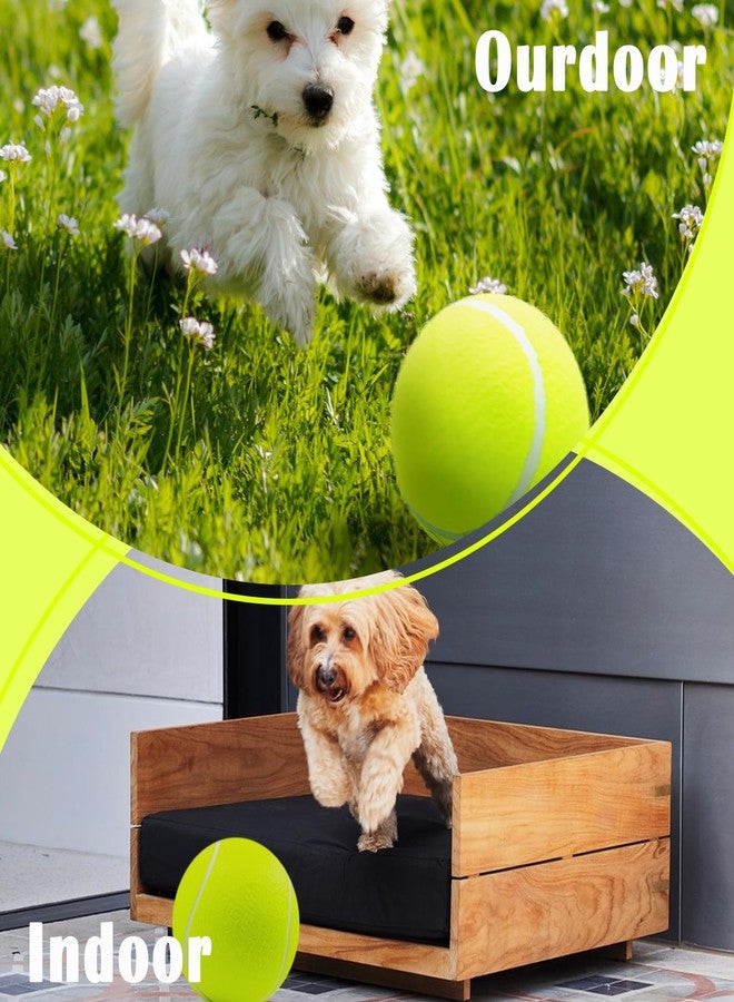 Banfeng Large Dog Tennis Ball - Giant 9.5" Interactive Puzzle Toy With Pump and Needle for Small, Medium, Large Dogs (Yellow) - Image 5