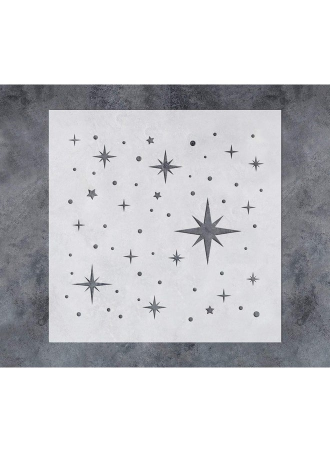 Gss Designs Twinkle Star Stencil (12X12Inch) قالب مايلر قابل لإعادة الاستخدام للرسم على الحائط من القماش الخشبي والأثاث (Sl104) - pzsku/ZBCBA7E9B05BD6B31E65AZ/45/_/1720075428/0350b450-7a27-4dd2-84b1-1fc62af65e4e