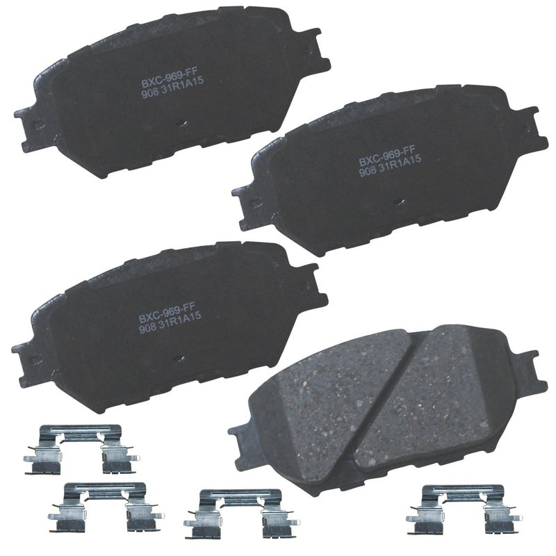 Bendix Premium SBC908 Ceramic Front Brake Pads for Lexus GS300 2006, IS250 2015-2009, Toyota Camry 2006-2002 - Image 4