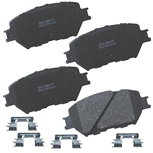 Bendix Premium SBC908 Ceramic Front Brake Pads for Lexus GS300 2006, IS250 2015-2009, Toyota Camry 2006-2002 - Image 1
