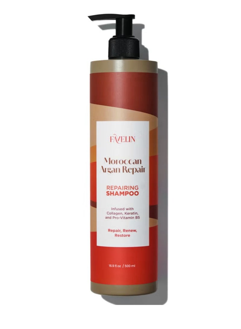 ڤاڨلين فافيلين شامبو الارجان المغربي لإصلاح الشعر بالكولاجين والكيراتين 500 مل - Image 2