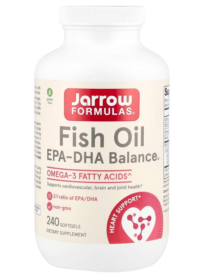 jarrow formulas زيت السمك EPA-DHA Balance® 240 كبسولة لينة