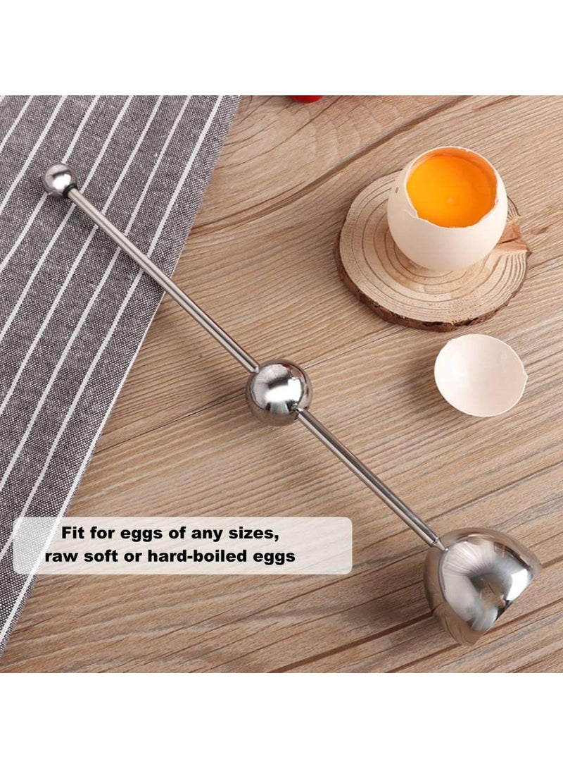 Oasisgalore Stainless Steel Egg Topper & Cracker - Tool for Soft or Hard Boiled Eggs  - Image 2