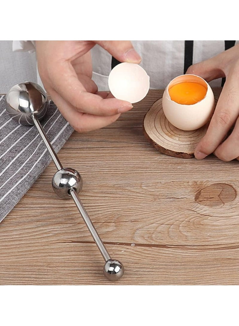 Oasisgalore Stainless Steel Egg Topper & Cracker - Tool for Soft or Hard Boiled Eggs  - Image 4