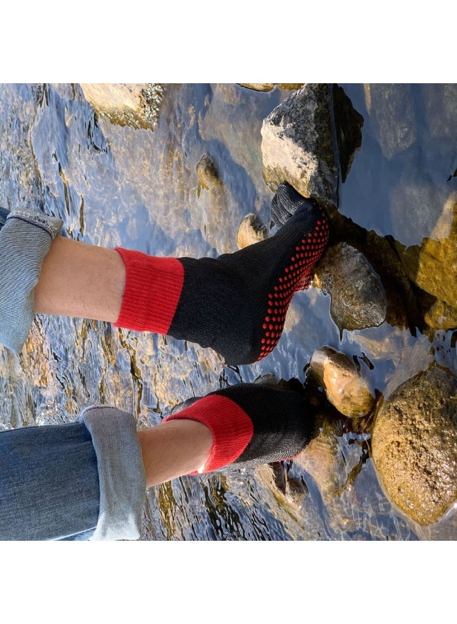 Level 5 Cut-Resistant Socks, Outdoor Protective Five-Toe Socks, Beach Anti-Slip Socks with Adhesive（One size）  - Image 3