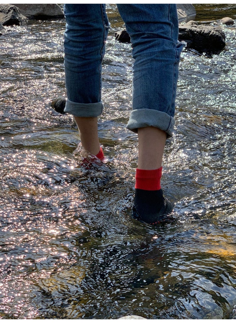 Level 5 Cut-Resistant Socks, Outdoor Protective Five-Toe Socks, Beach Anti-Slip Socks with Adhesive（One size）  - Image 2