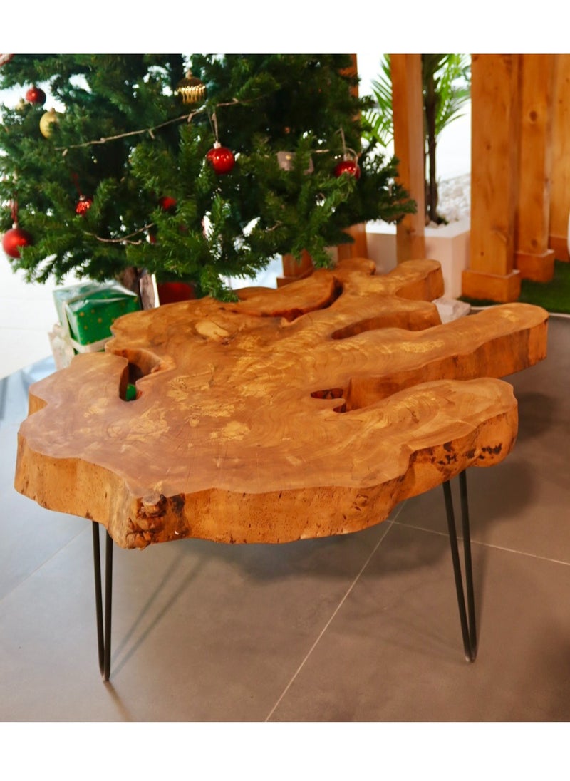 Schondor Furniture Wooden Table | Cloud Shape | Coffee Table Made From Walnut Wood  - Image 3