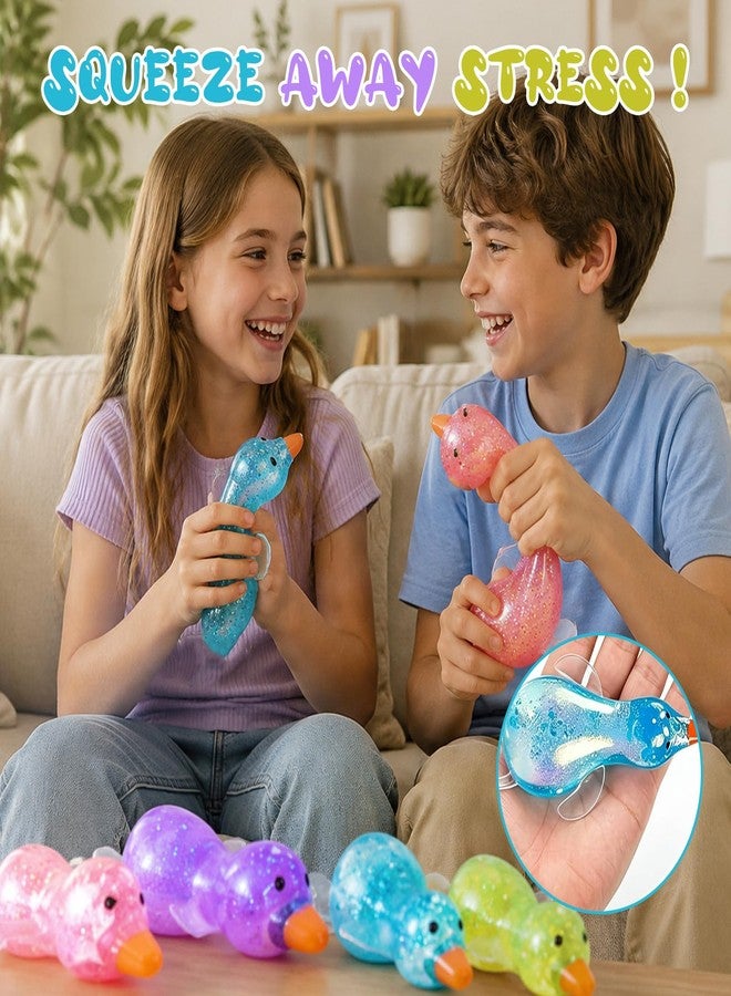 PYJ3DLAMP Cute Duck Squishy Soft Relief Ball Fun Squishy Duck Relaxing Sensory Fidget Stress for Anxiety Relief and Stress Relief (Pink) - Image 5