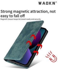 WAOKN For Samsung Galaxy S24 Ultra Case,Luxury Leather Wallet Cover, Leather Wallet Case Classic Design with Card Slot and Magnetic Flip Flip Folding Case for Galaxy S24 Ultra Phone Shell 6.8'' Case  - Image 2