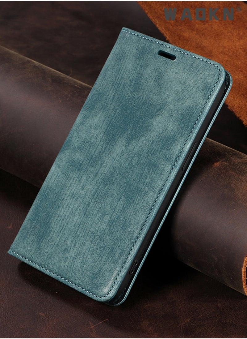 For Samsung Galaxy S24 Ultra Case,Luxury Leather Wallet Cover, Leather Wallet Case Classic Design with Card Slot and Magnetic Flip Flip Folding Case for Galaxy S24 Ultra Phone Shell 6.8'' Case