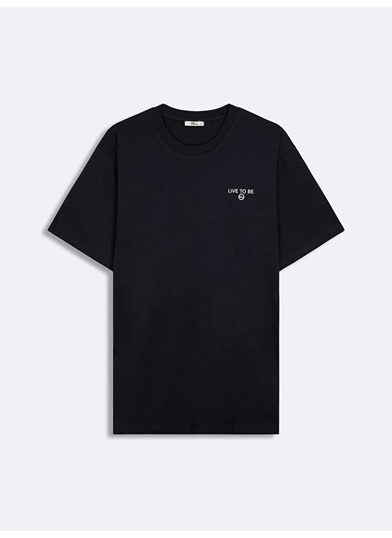 إل تي بي Navy Blue T-Shirt